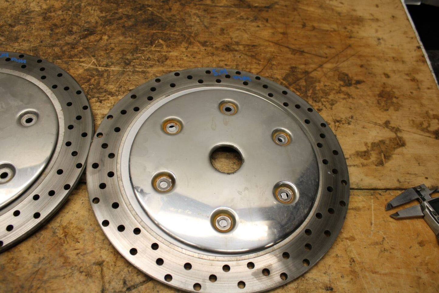 99-03 YAMAHA ROAD STAR XV1600A FRONT LEFT RIGHT BRAKE ROTORS DISCS BB344