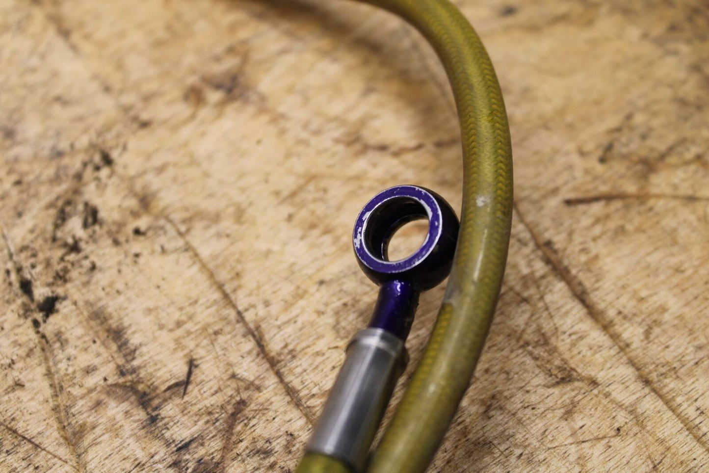 01-03 SUZUKI GSXR600 BRAIDED REAR BACK BRAKE HOSE FLUID LINE 37" BB336