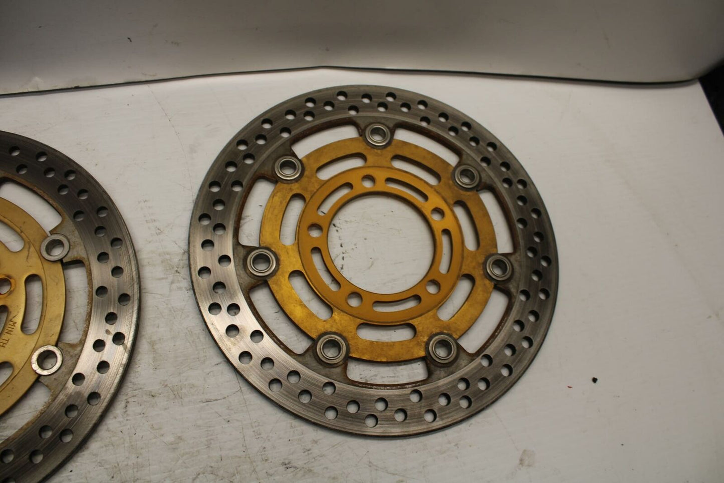 03 KAWASAKI NINJA ZX6RR ZX600K FRONT LEFT RIGHT BRAKE ROTORS DISCS BB264