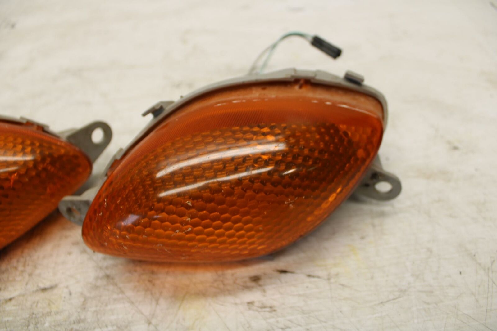 00-07 SUZUKI HAYABUSA FRONT LEFT RIGHT TURN SIGNALS LIGHT INDICATORS BB281