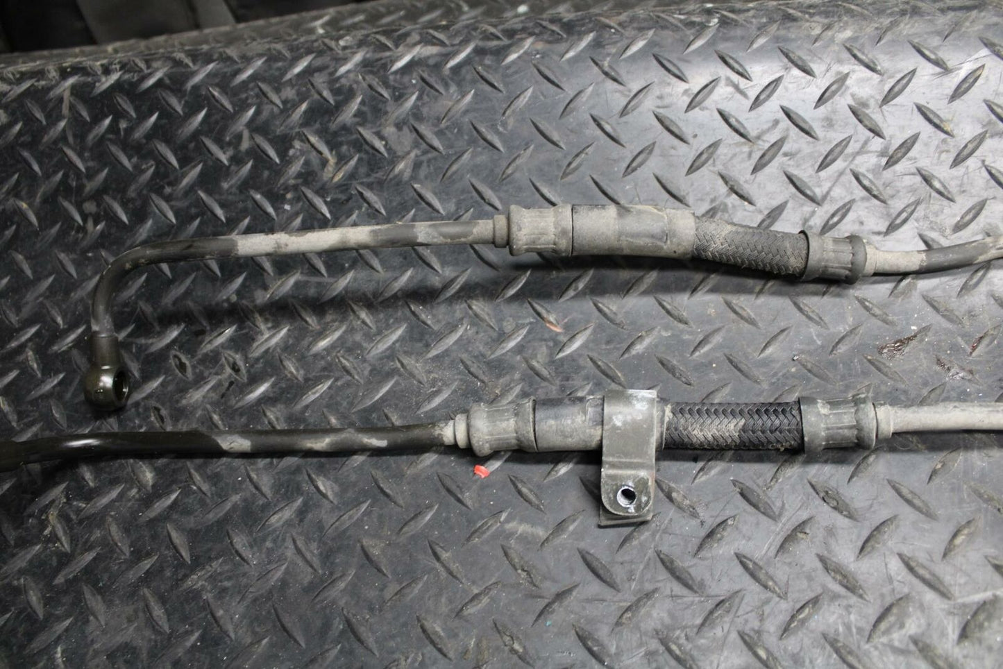 86 SUZUKI GS750ES ENGINE MOTOR OIL COOLER HOSES BB233