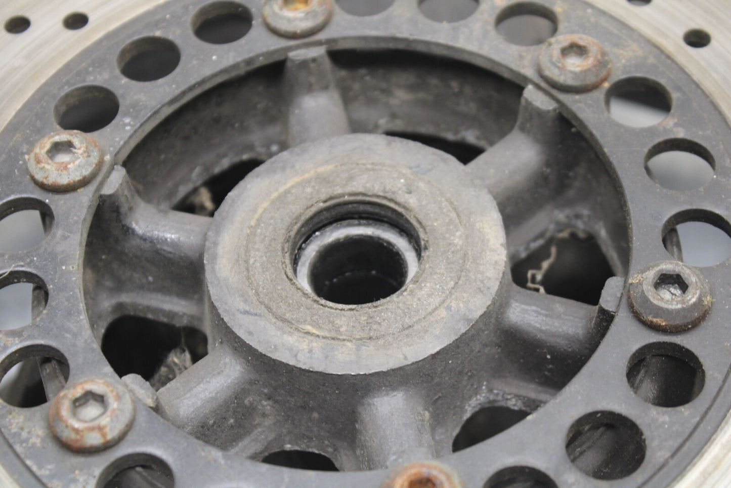 96-07 YAMAHA YZF600R REAR WHEEL BACK RIM AND ROTOR BB746