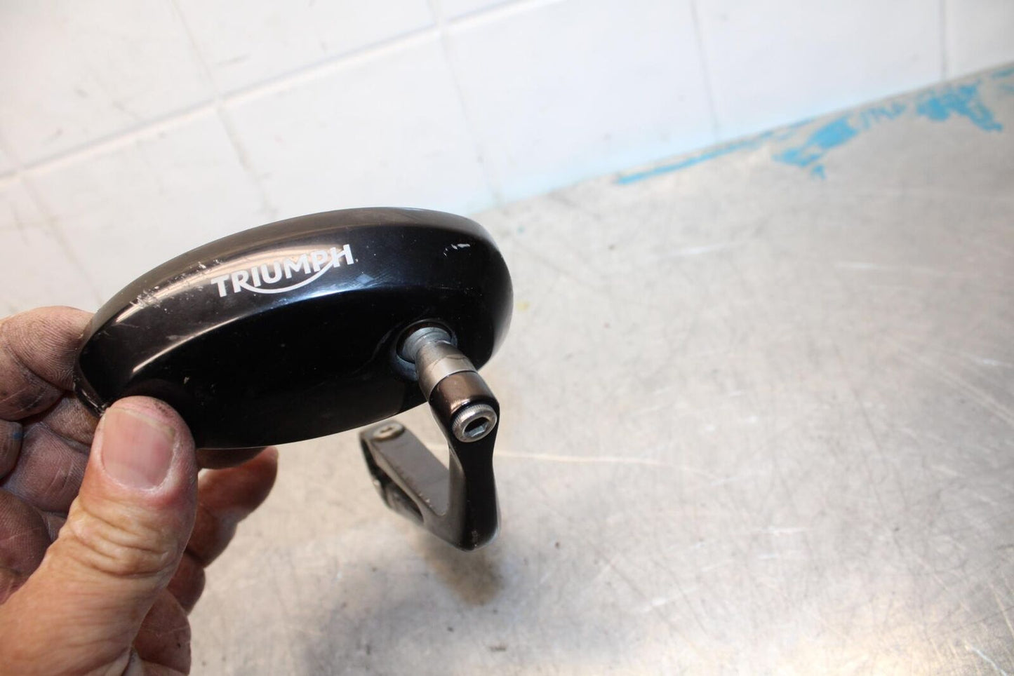 14-15 TRIUMPH STREET TRIPLE R SIDE REAR VIEW MIRROR BB441
