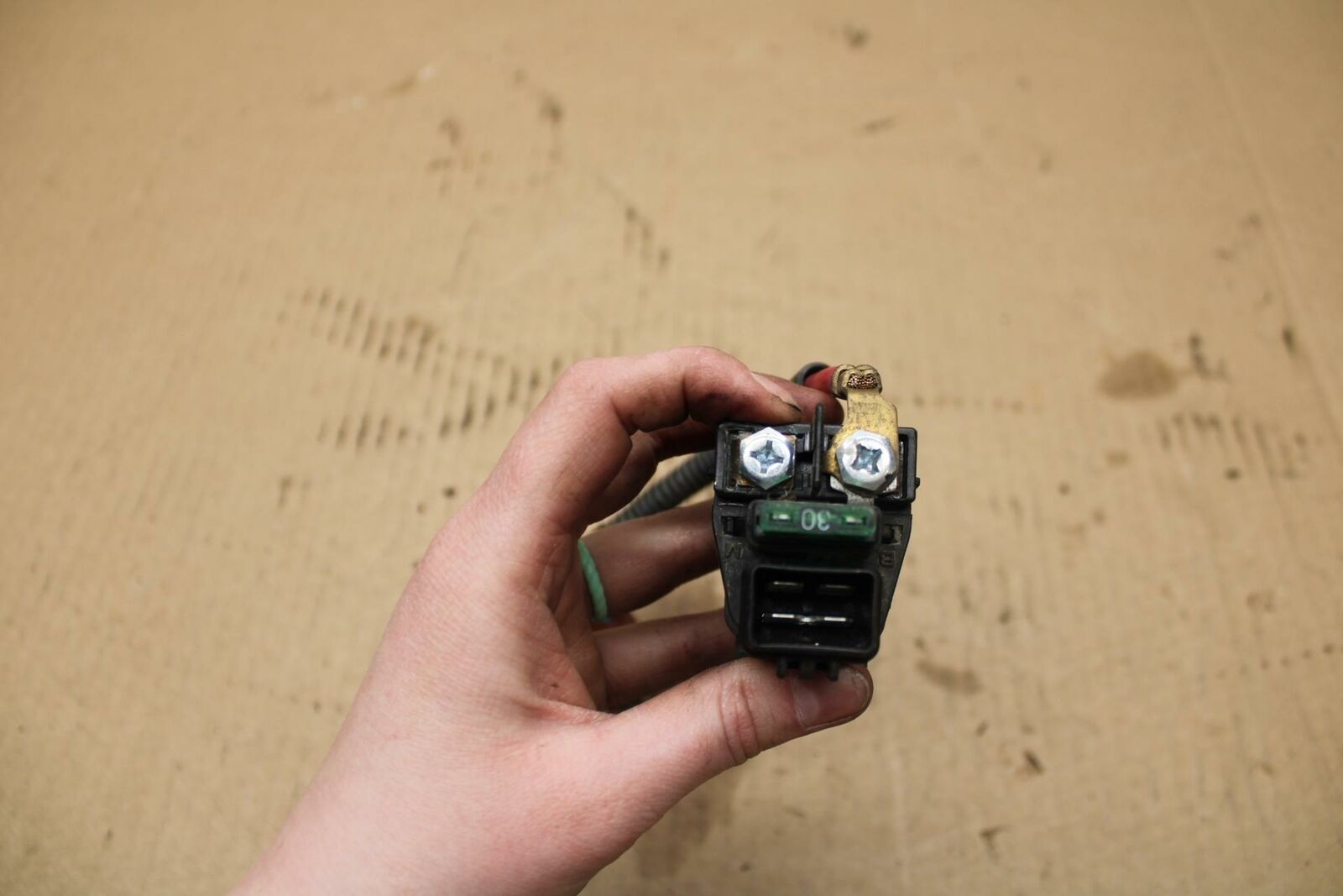 01 SUZUKI GSXR1000 ENGINE STARTER RELAY STARTING MOTOR SWITCH BB155b