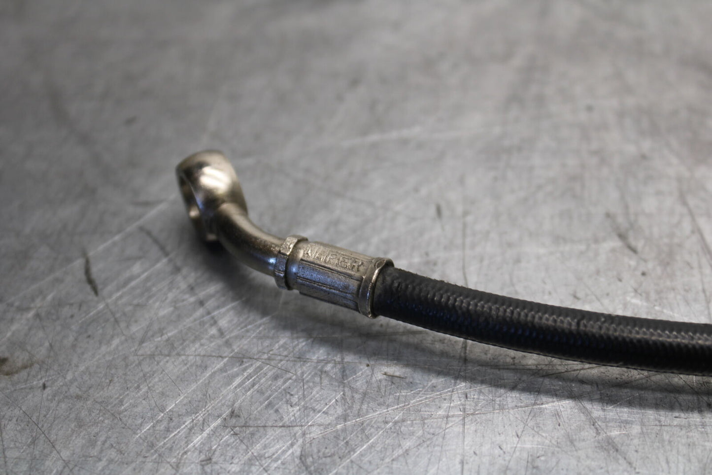 04-05 SUZUKI GSXR600 AFTERMARKET GALFER FRONT BRAKE CALIPER HOSES LINES BB658