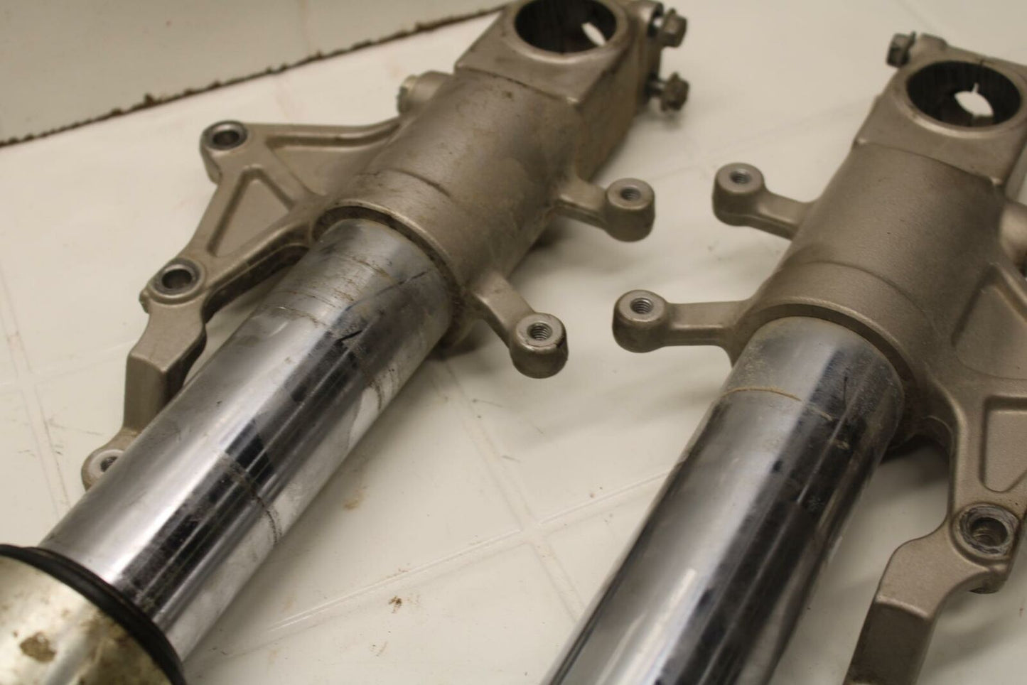 01-02 SUZUKI GSXR750 FRONT FORKS SHOCK SUSPENSION SET PAIR BB402