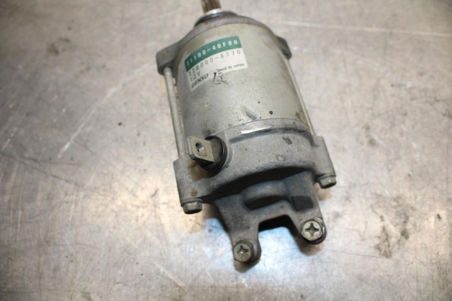 2002 Suzuki GSXR1000 ENGINE STARTING STARTER MOTOR -DC 12V 31100-40F00 BB73