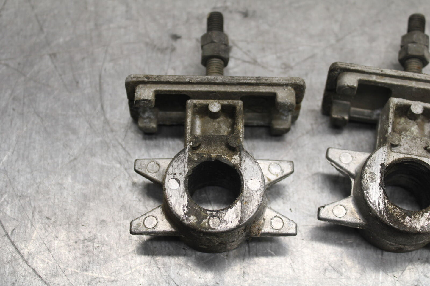 96-07 YAMAHA YZF600R SWINGARM CHAIN TENSIONER ADJUSTMENT BRACKETS BB746