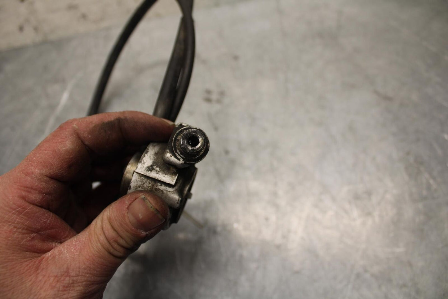 00-01 KAWASAKI ZZR600 SPEED DRIVE GEAR HUB with CABLE BB31