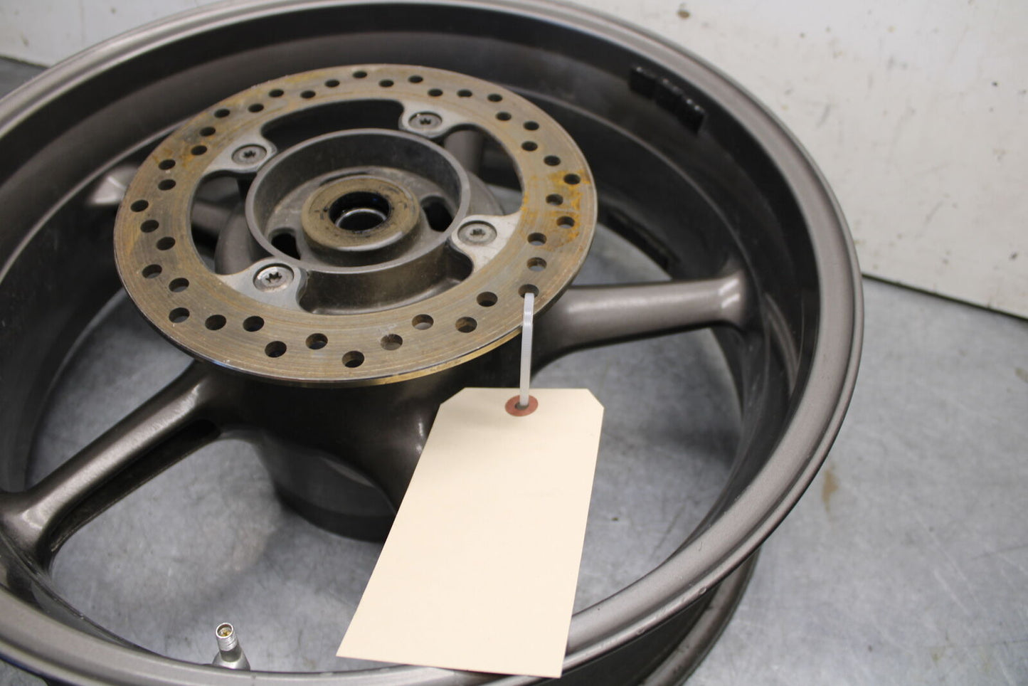 09-11 TRIUMPH DAYTONA 675 REAR RIM WHEEL DISC ROTOR BB652