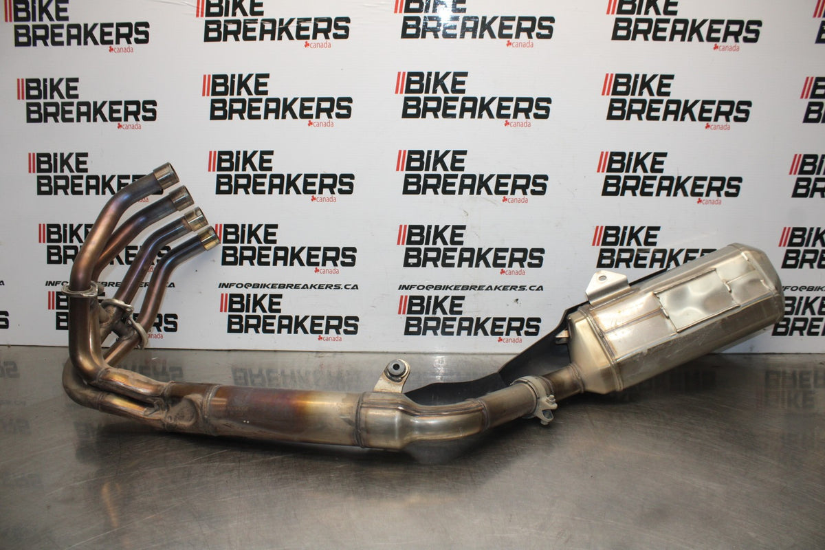 24-25 KAWASAKI NINJA ZX4R FULL EXHAUST SYSTEM HEADERS PIPE MUFFLER BB840