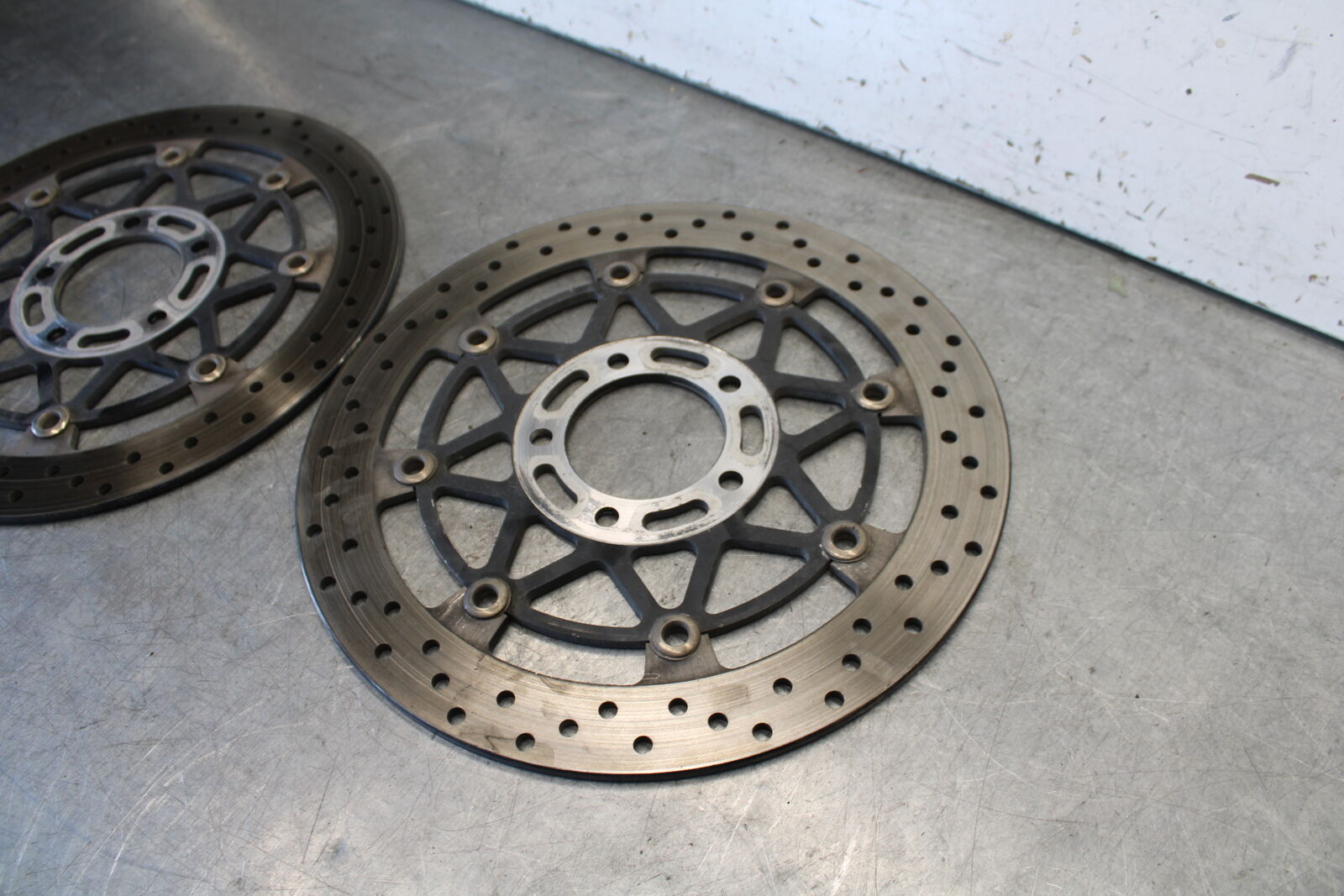 03-07 SUZUKI SV1000S FRONT LEFT RIGHT BRAKE ROTORS DISCS BB657