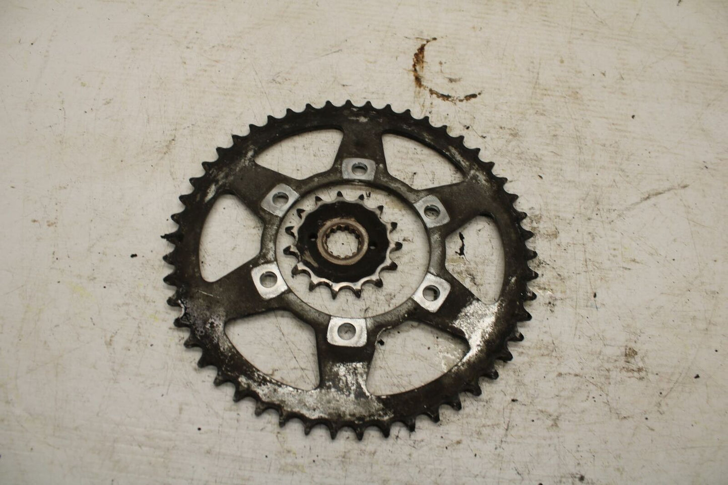 07-16 TRIUMPH STREET TRIPLE REAR BACK & FRONT SPROCKET BB361
