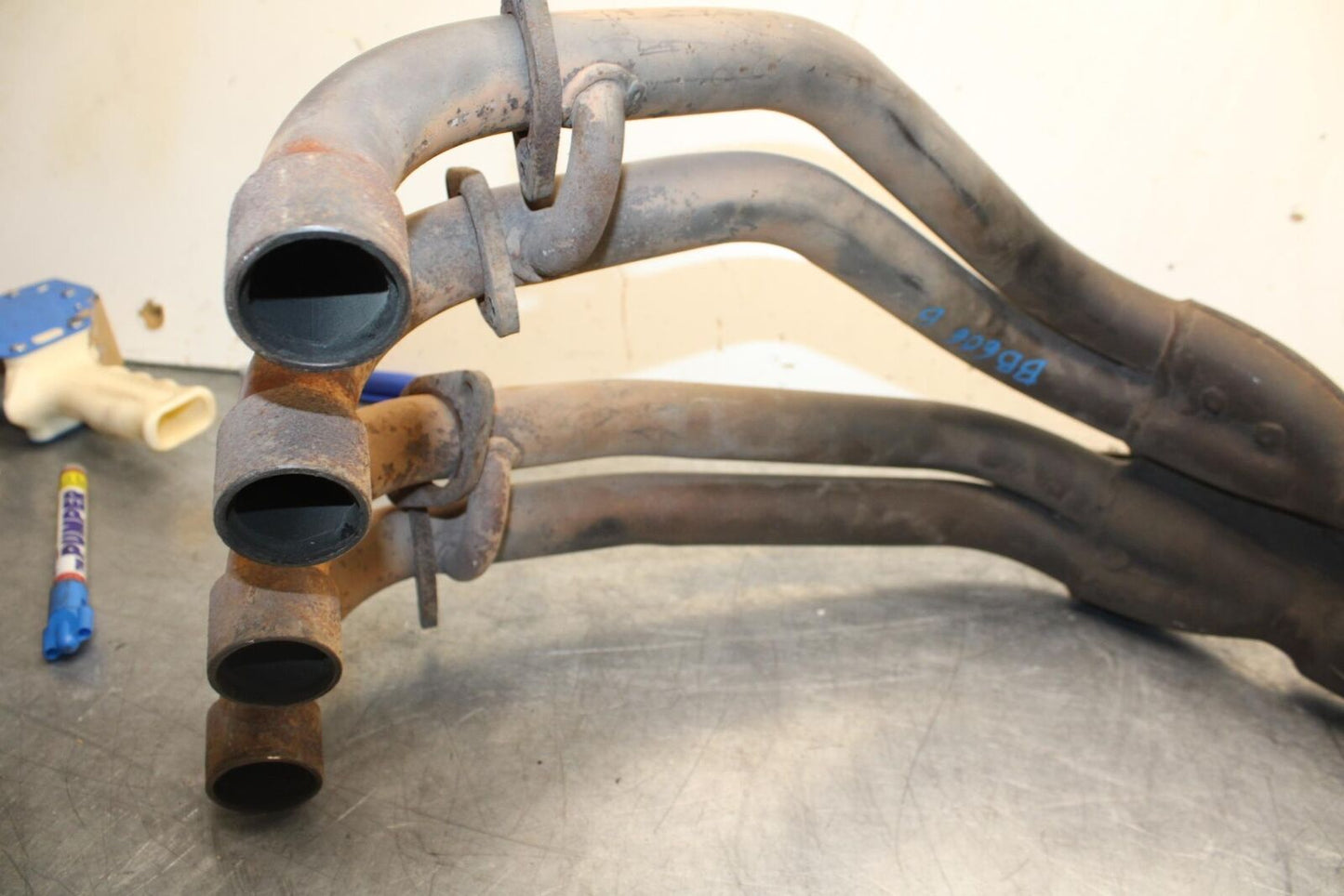 01-06 HONDA CBR600F4I EXHAUST HEADER PIPES MANIFOLD 18150-MBW-D22 BB606 #B