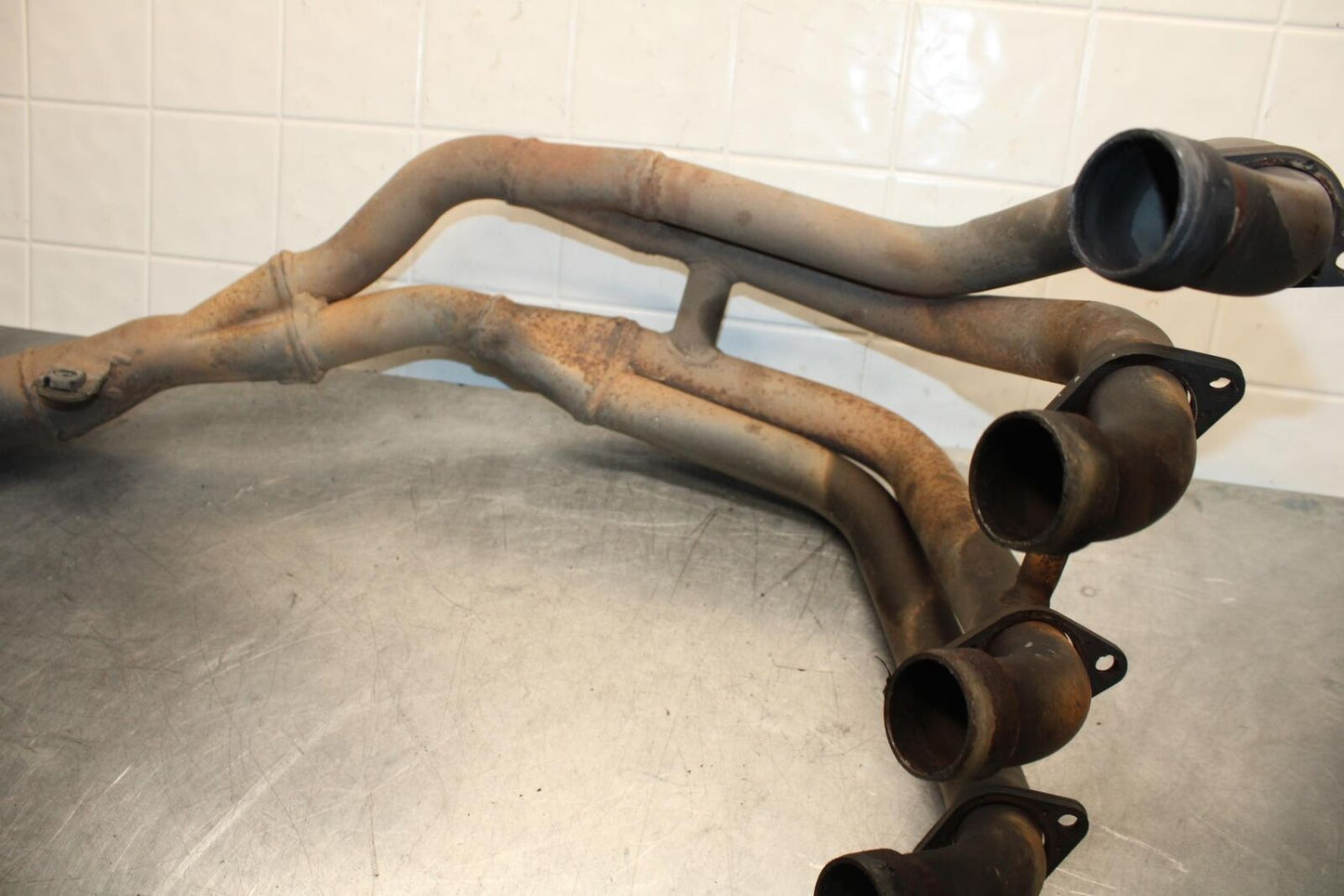 1999 Suzuki GSXR600 EXHAUST HEADER PIPES MANIFOLD BB580