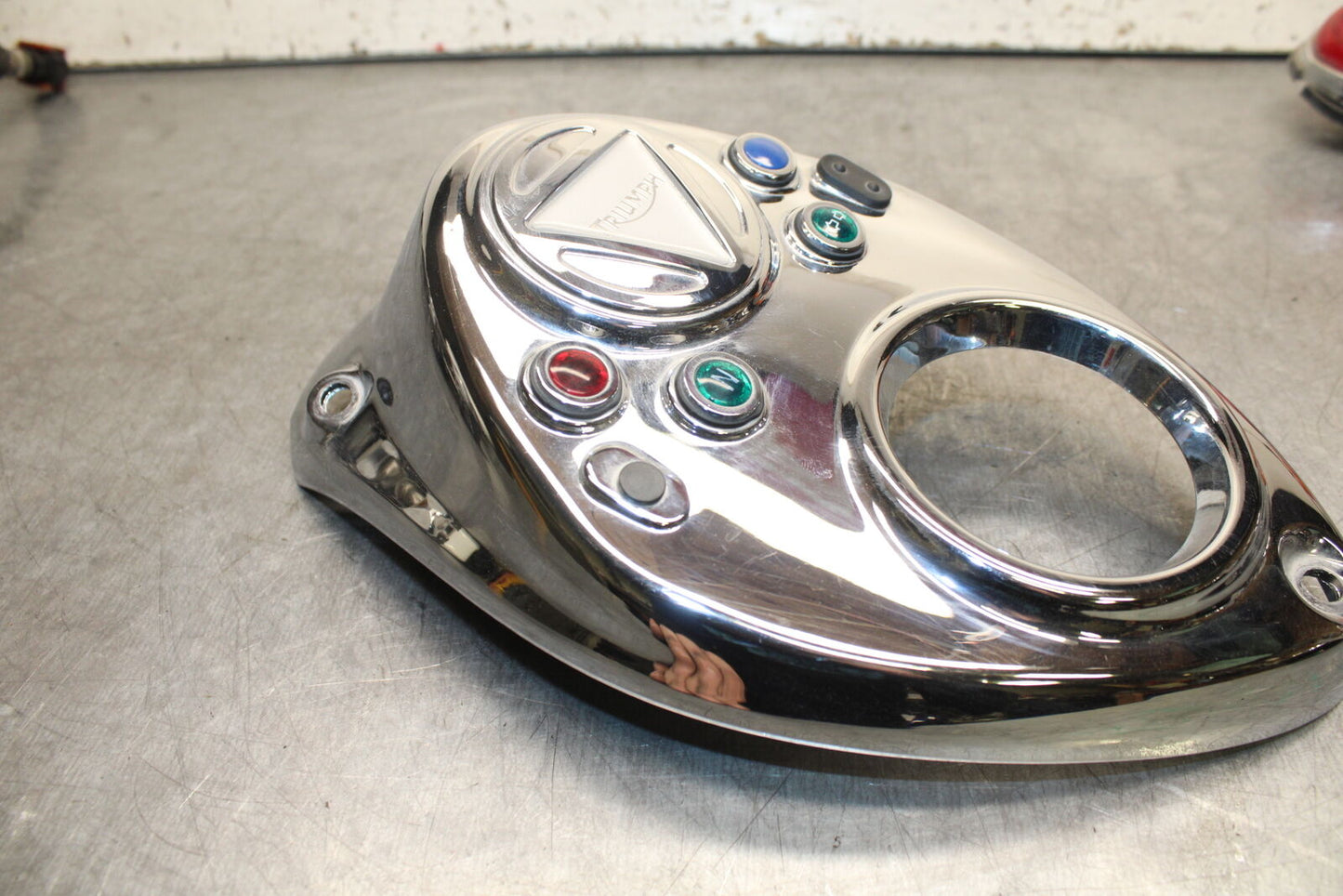 14-16 TRIUMPH AMERICA LT GAS TANK CAP COVER TRIM PANELCOWL FAIRING BB720
