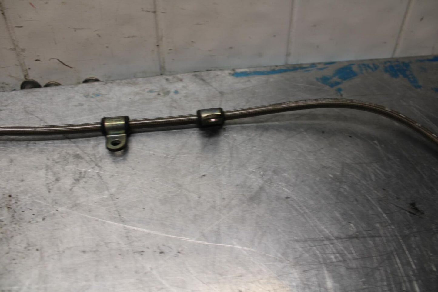 06-07 TRIUMPH DAYTONA 675 DAYTONA 675 BRAIDED REAR BACK BRAKE HOSE BB441
