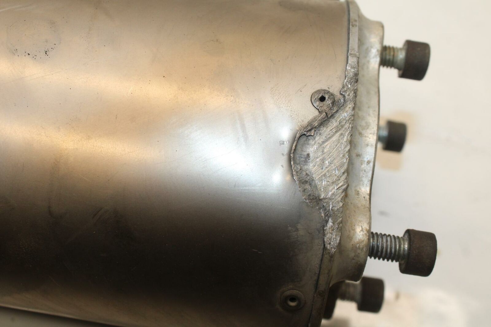 01-02 SUZUKI GSXR750 HINDLE EXHAUST PIPE MUFFLER SLIP ON CAN SILENCER BB402