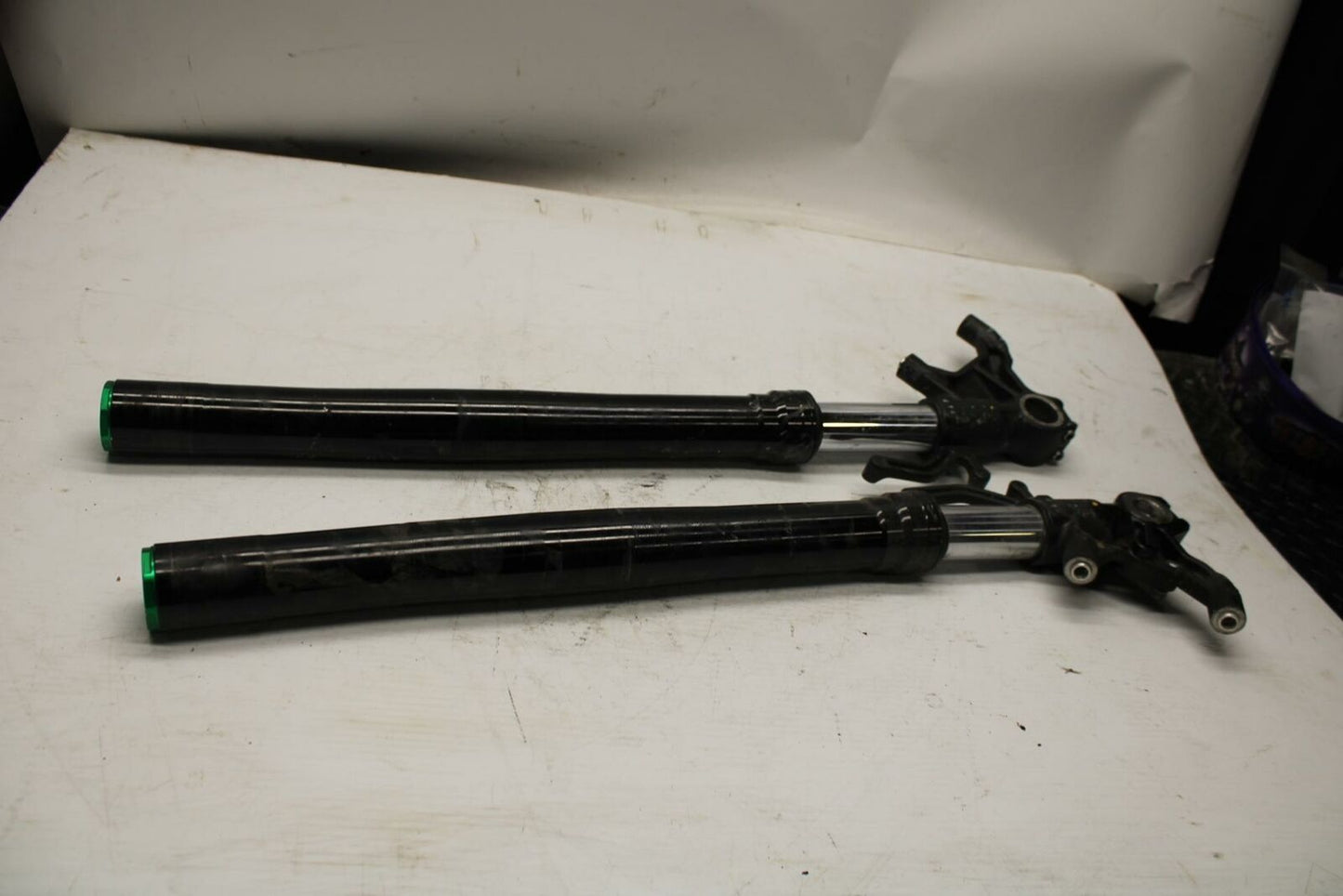 13-18 KAWASAKI NINJA ZX6R FRONT FORKS SHOCK SUSPENSION SET PAIR FOR PARTS BB353