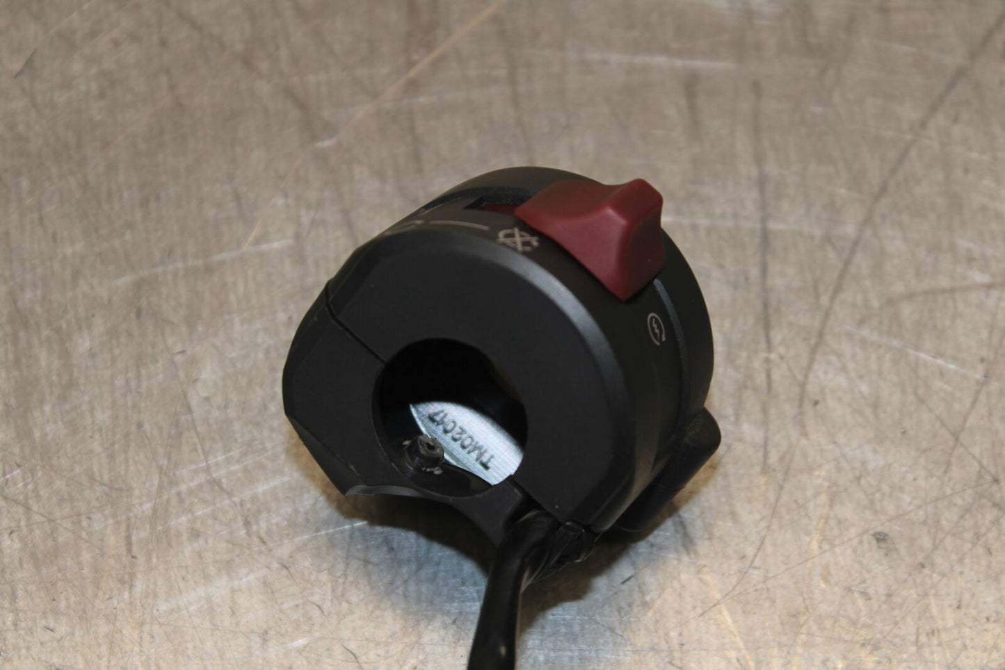12-13 DUCATI STREETFIGHTER 848 RIGHT CLIP ON HANDLE KILL OFF START SWITCH BB705