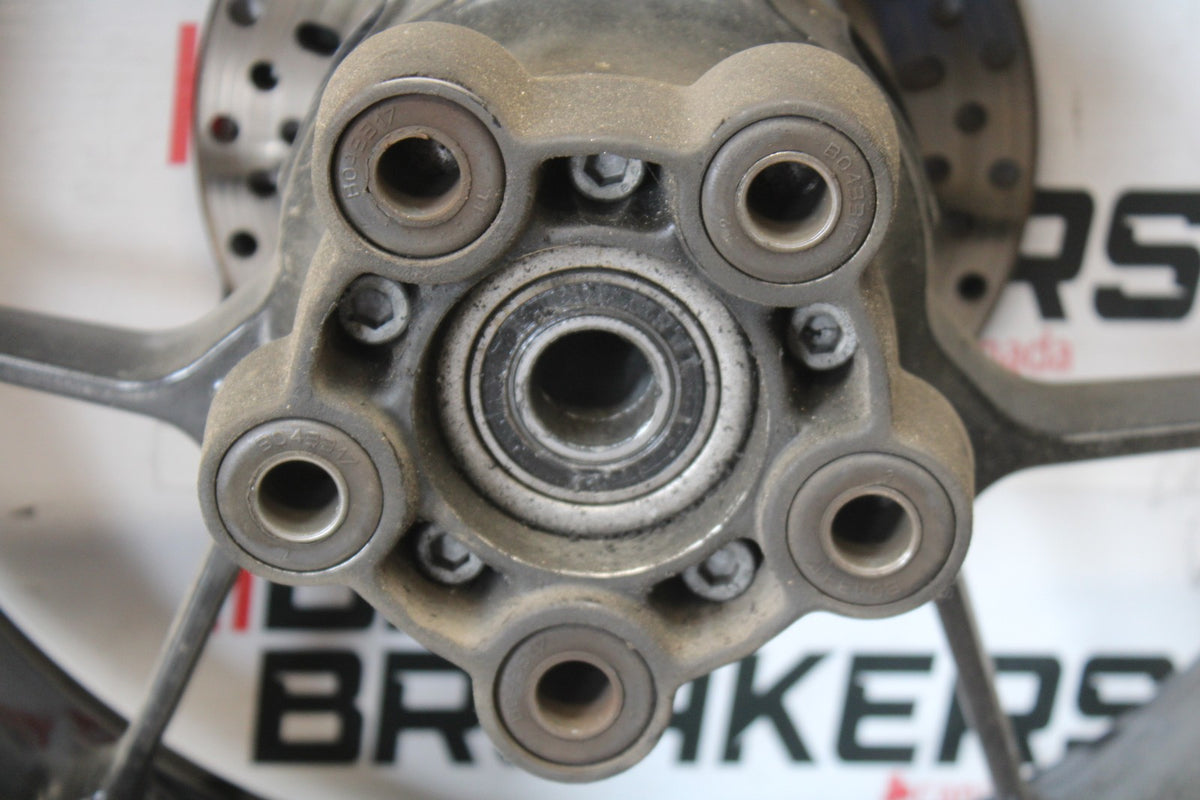 16 APRILIA TUONO V4 1100 REAR WHEEL BACK RIM & ROTOR BB905