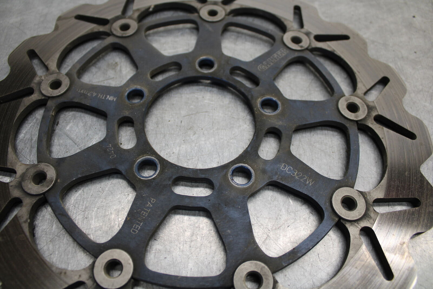 04-05 SUZUKI GSXR600 AFTERMARKET GALFER FRONT LEFT RIGHT BRAKE ROTORS DISCS BB65