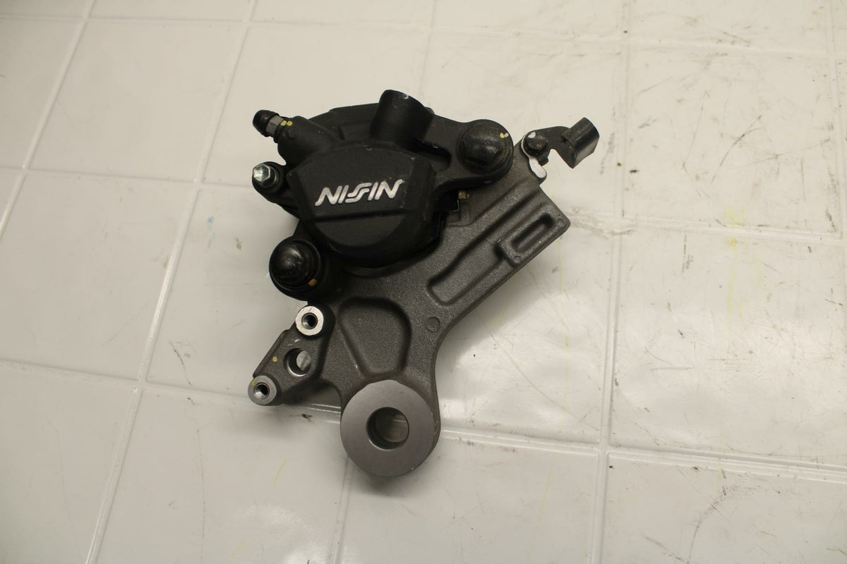 15-16 HONDA CB300F REAR BACK BRAKE CALIPER W MOUNT BRACKET ABS BB05