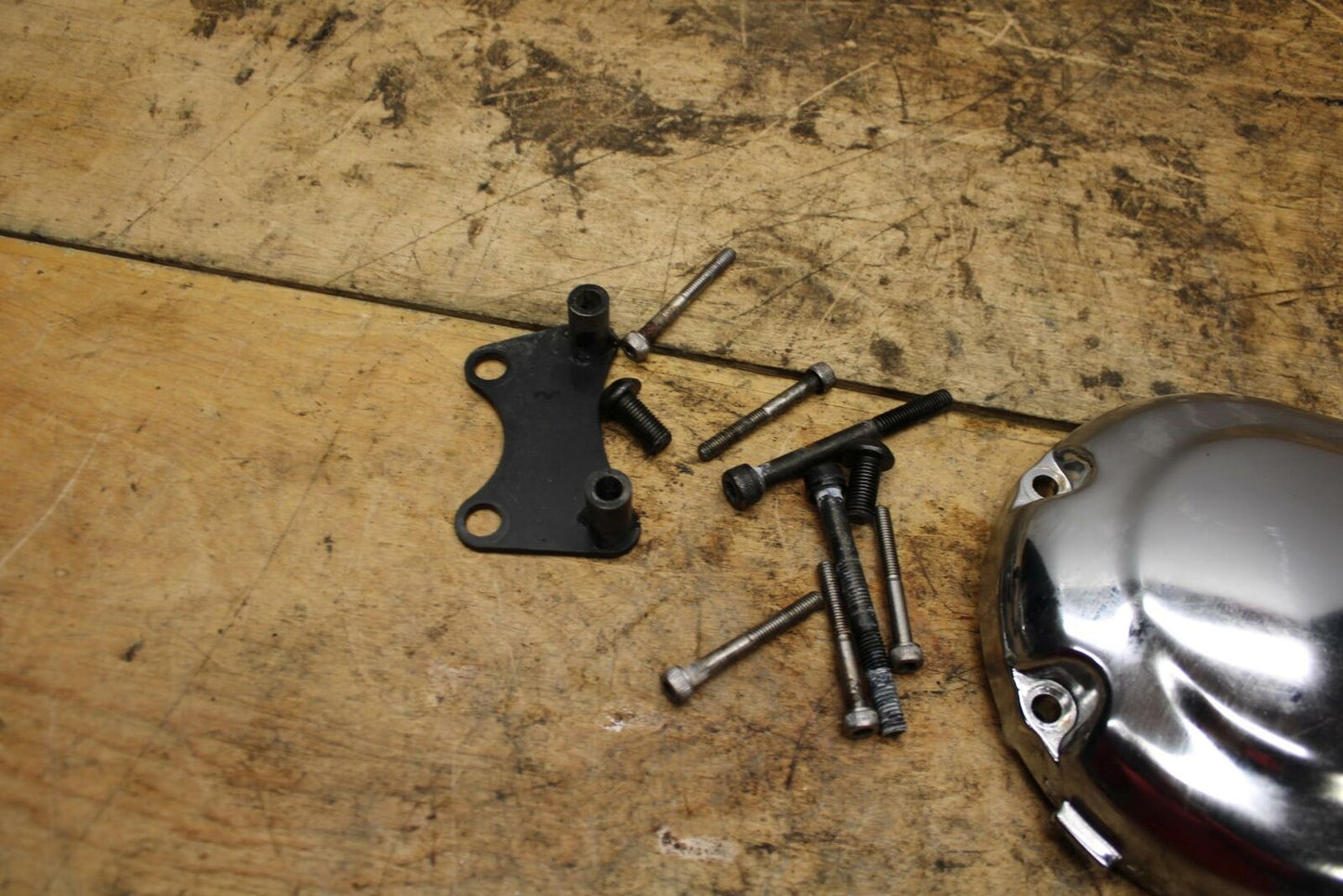 99-03 YAMAHA ROAD STAR XV1600A ENGINE TRANSMISSION DRIVE GEAR BOX COVER BB344