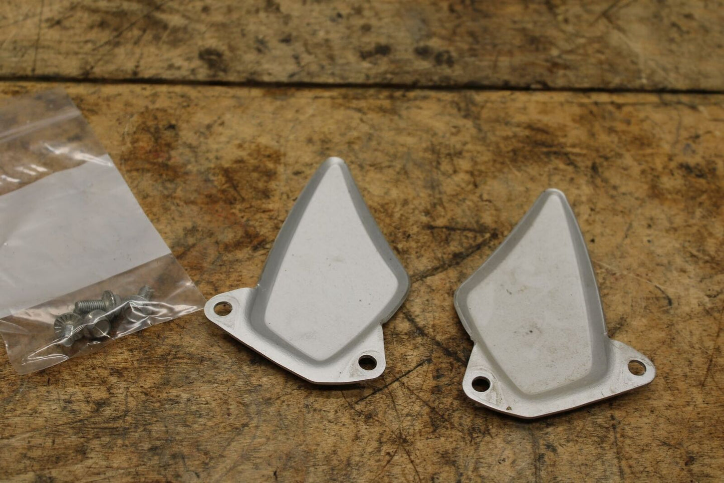 04-07 DUCATI ST3 LEFT & RIGHT REARSET REAR SET HEEL GUARD COVER BB347