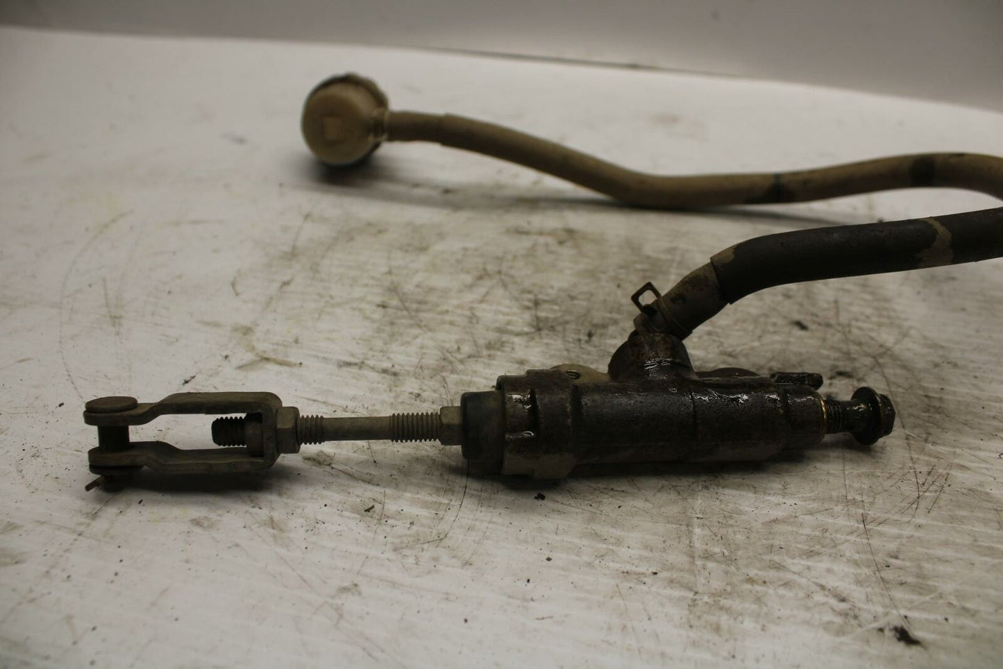 03-06 SUZUKI QUADSPORT Z400 REAR BACK BRAKE MASTER CYLINDER W RESERVOIR BB256
