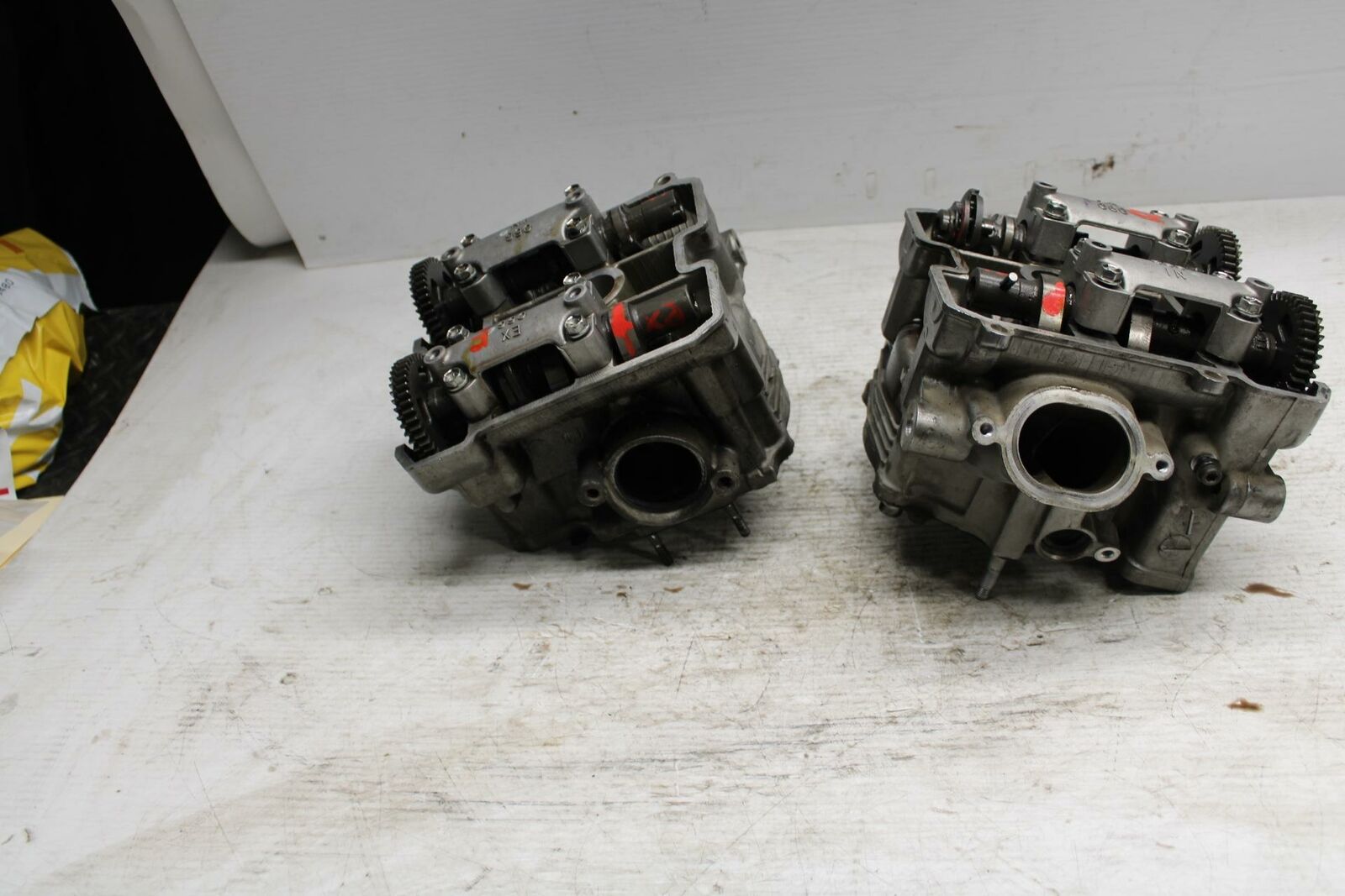 03-05 SUZUKI SV1000 ENGINE TOP END CYLINDER HEAD FRONT REAR BB296