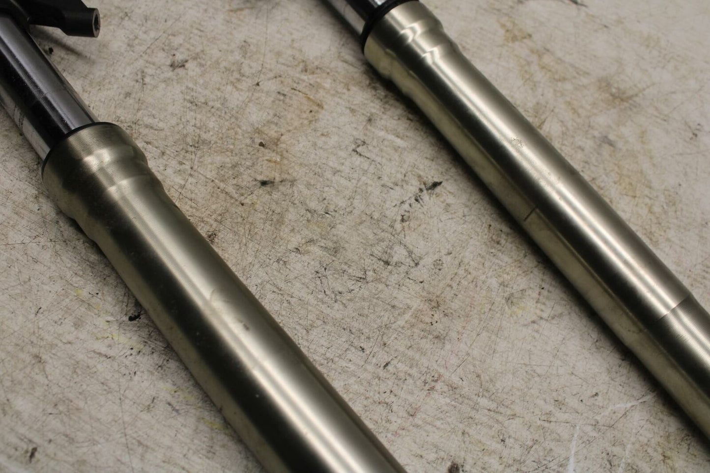 08-10 DUCATI 848 FRONT FORKS SHOCK SUSPENSION SET PAIR BB369