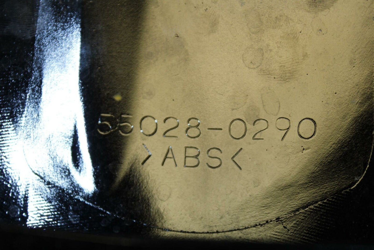 09-12 KAWASAKI NINJA ZX6R ZX600R FRONT CENTER COWL FAIRING 55028-0290-H8 BB189