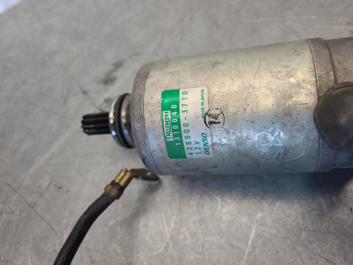 2006 Triumph Daytona 675 Triple ENGINE STARTING STARTER MOTOR -DC 12V BB434