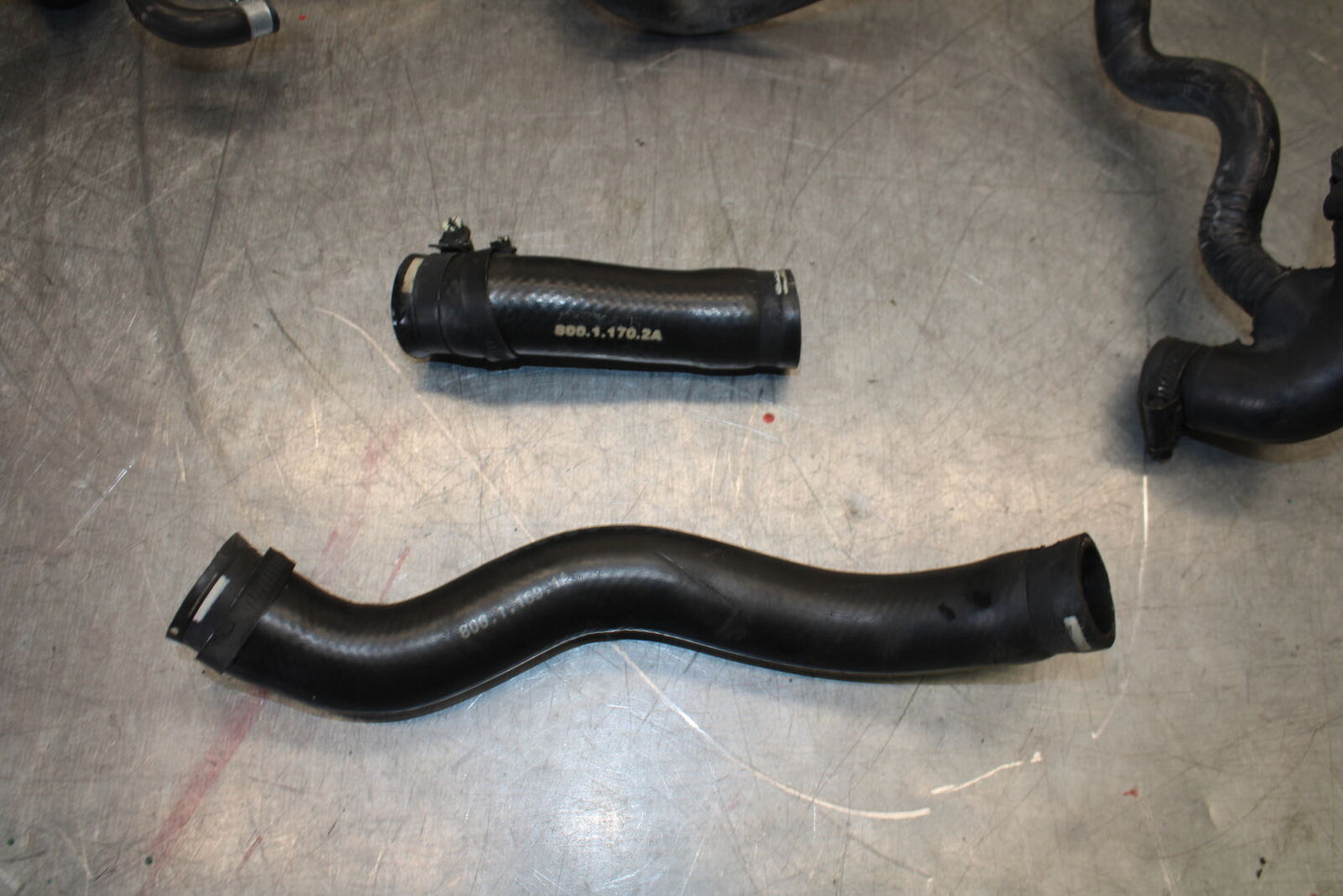 12-13 DUCATI STREETFIGHTER 848 RADIATOR HOSES ENGINE COOLANT WATER PIPES BB705