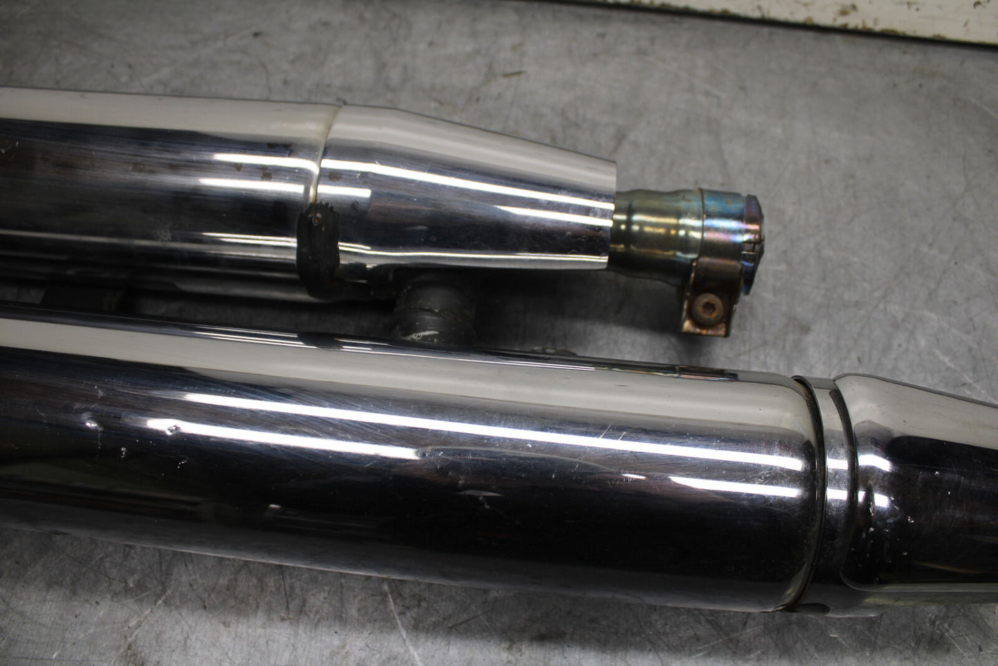 99-00 YAMAHA V STAR 1100 MUFFLER EXHAUST SILENCER PIPE BB711