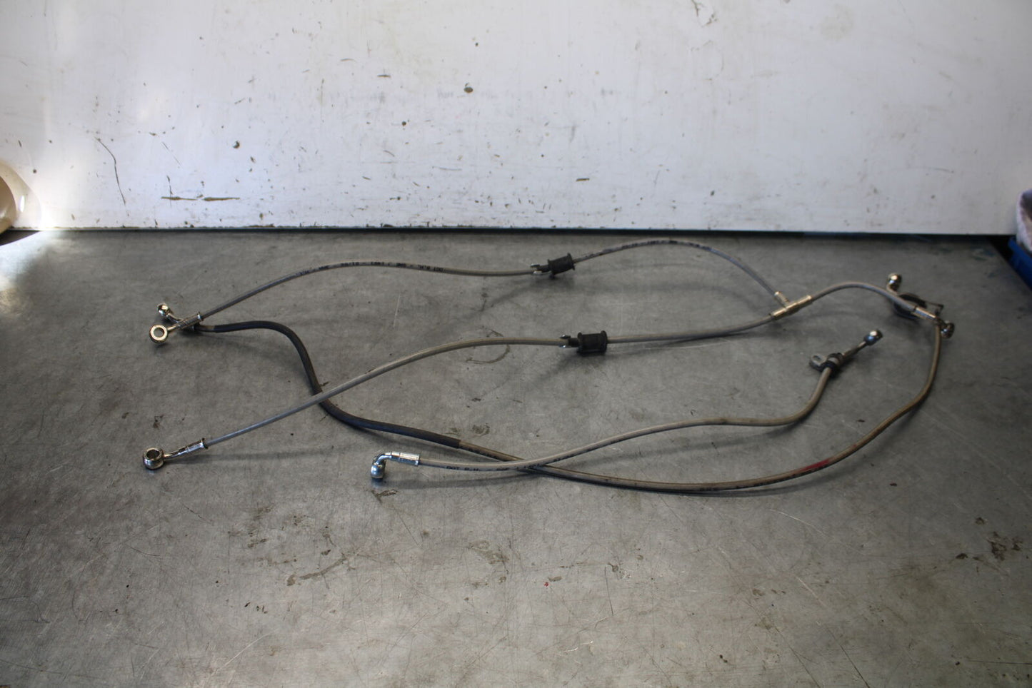 06-07 DUCATI MONSTER 695 FRONT REAR BRAKE CALIPER HOSES LINES SET BB674