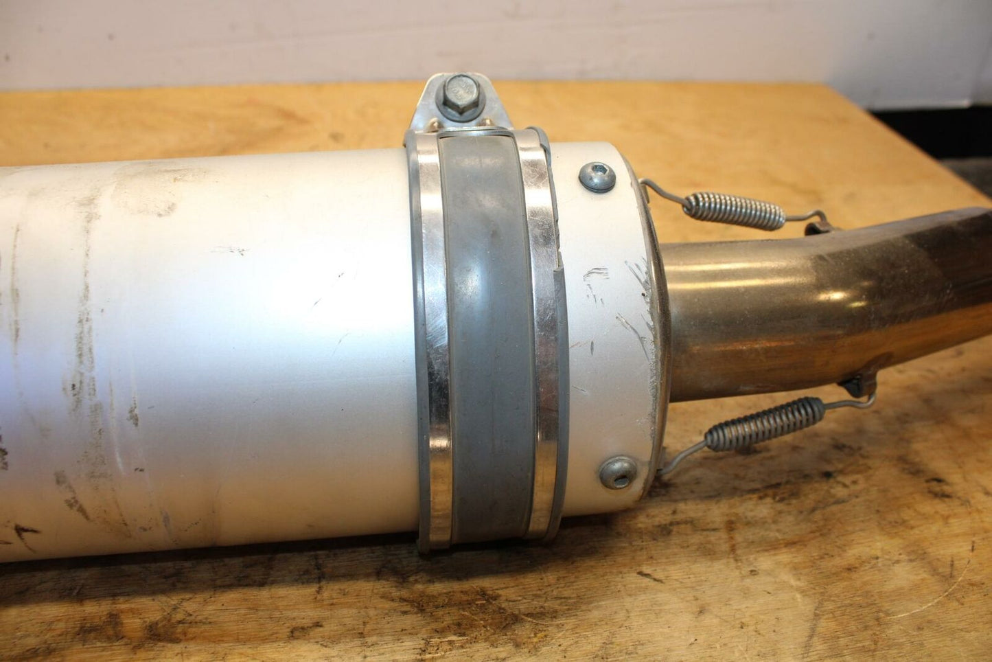 00-01 YAMAHA YZF R6 EXHAUST PIPE MUFFLER SLIP ON CAN SILENCER BB327