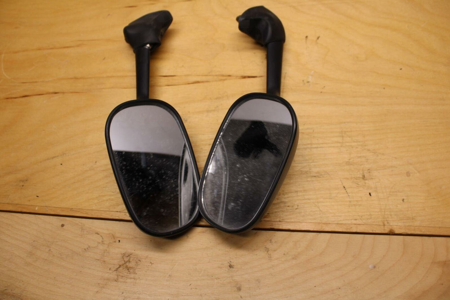 02-03 YAMAHA YZF R1 5PW REAR VIEW MIRROR SET PAIR MIRRORS BB313