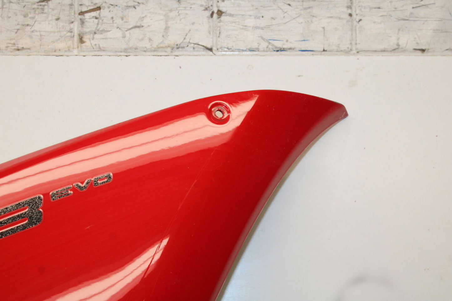 08-13 DUCATI 848 EVO RIGHT LOWER MID UPPER SIDE FAIRING COWL BB667