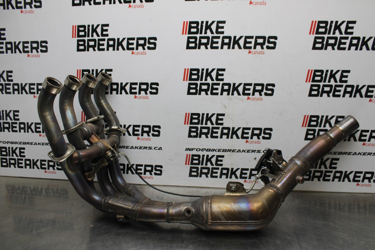 18 SUZUKI GSXR1000 EXHAUST HEADER PIPES MANIFOLD BB00
