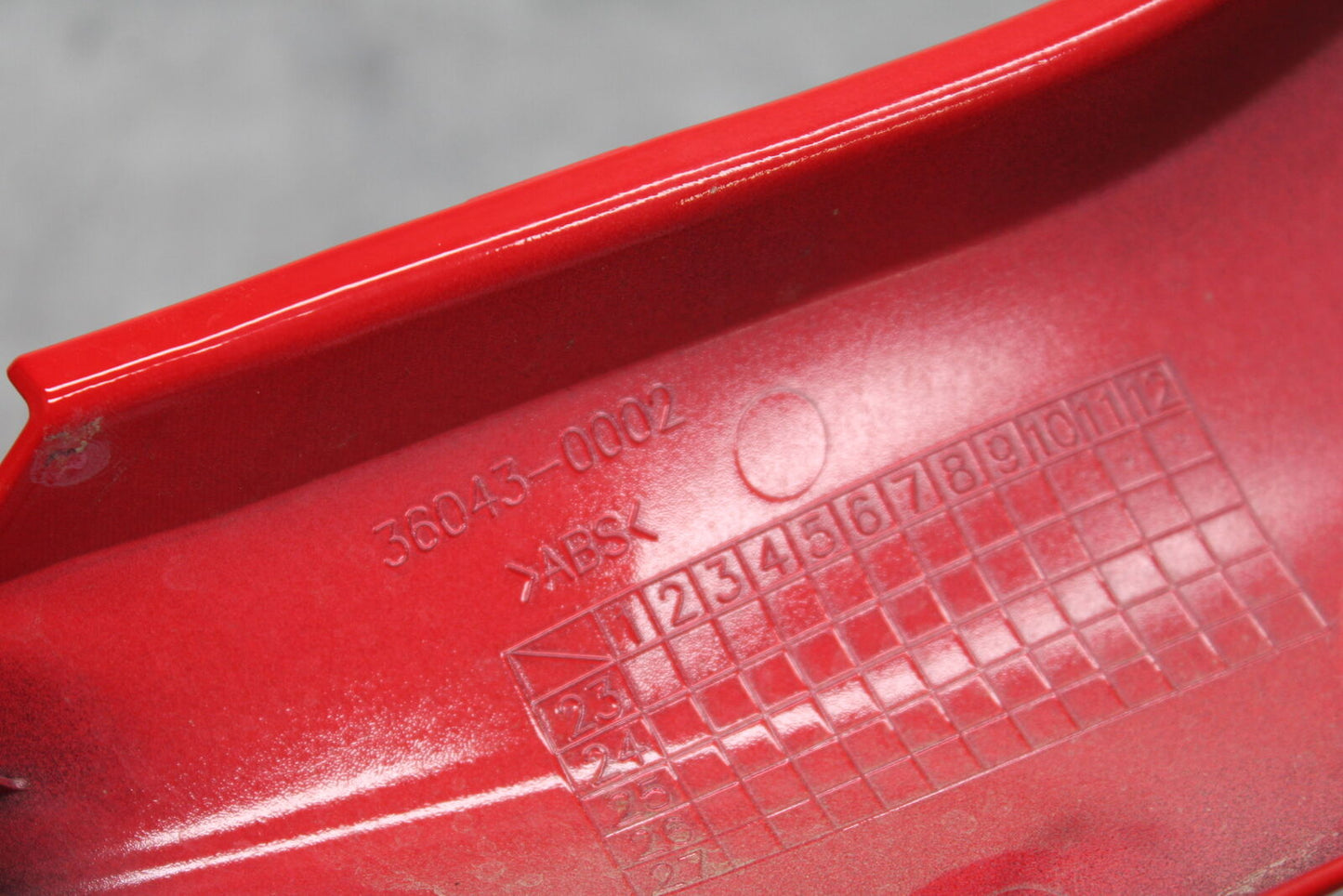 24 KAWASAKI NINJA 500 ABS LEFT REAR BACK TAIL FAIRING COWL SHROUD BB730