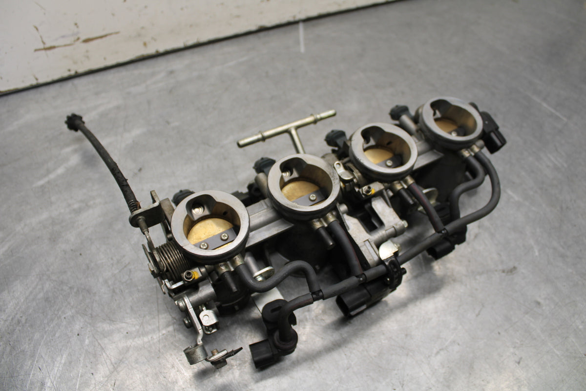 09-12 KAWASAKI NINJA ZX6R MAIN FUEL INJECTORS / THROTTLE BODIES 16163-0128 BB656