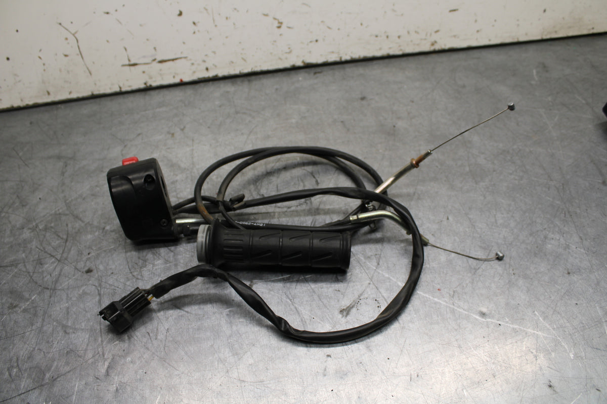 12-17 KAWASAKI ER-6N Z650 RIGHT CLIP ON HANDLE KILL OFF START SWITCH BB709