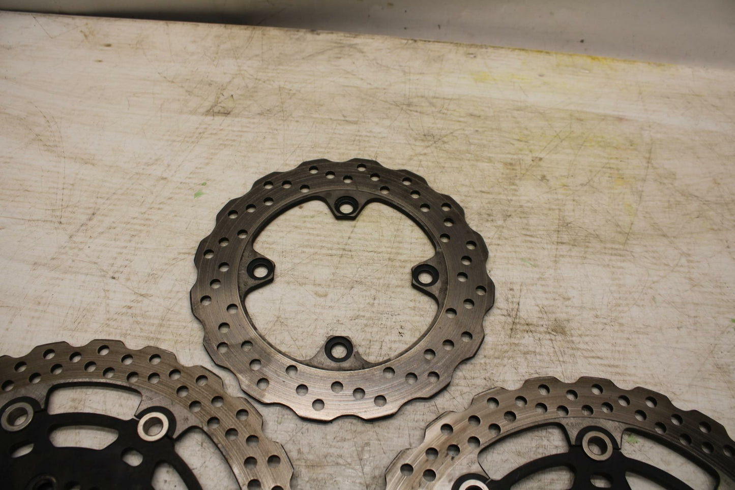 11-12 KAWASAKI NINJA 400 EX400 C FRONT REAR BRAKE ROTORS DISCS BB358