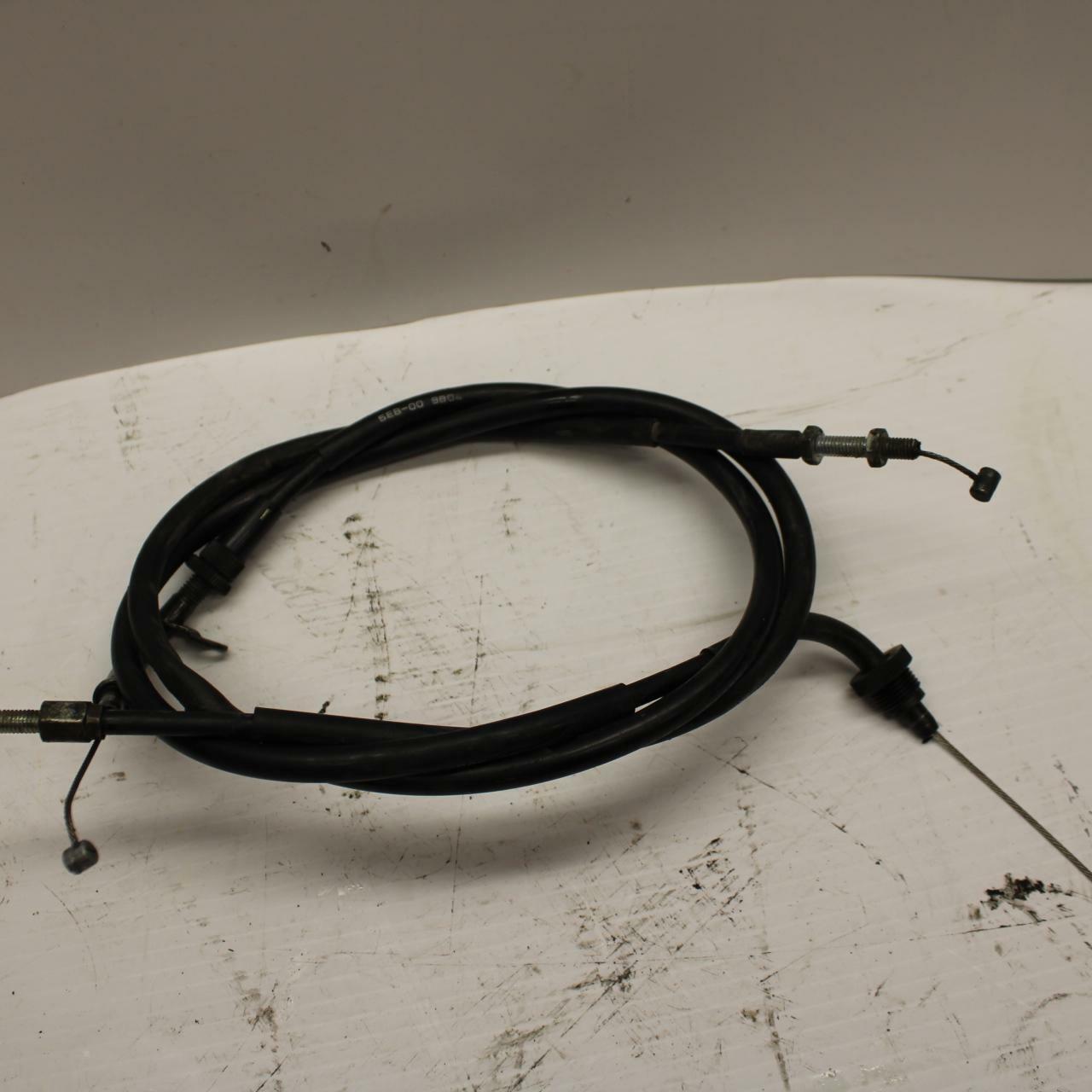 99 YAMAHA YZF R6 THROTTLE CABLES LINES 5EB-26311-00-00 5EB-26312-00-00 BB246