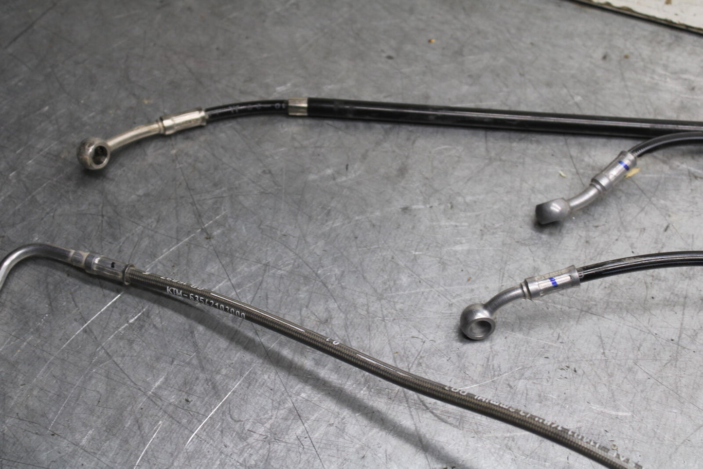 21-24 KTM 890 ADVENTURE R FRONT & REAR BACK BRAKE HOSE FLUID LINE SET BB723