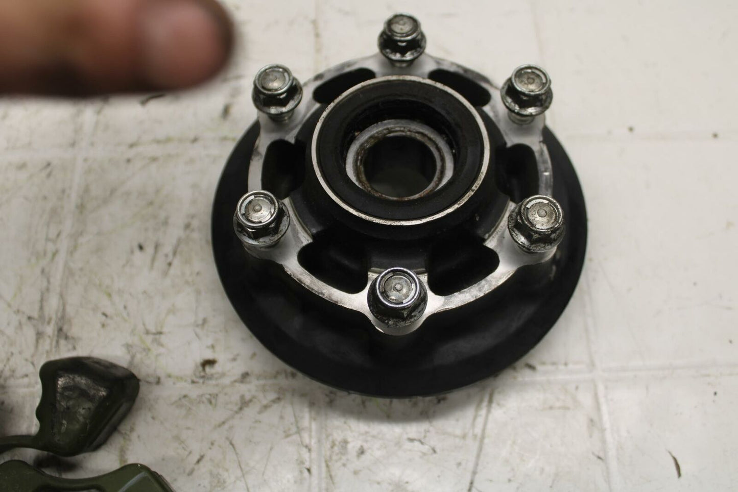 13-17 KAWASAKI NINJA ZX6R ZX636E REAR HUB WITH SHOCK DAMPERS CUSH ABSORBERS BB4