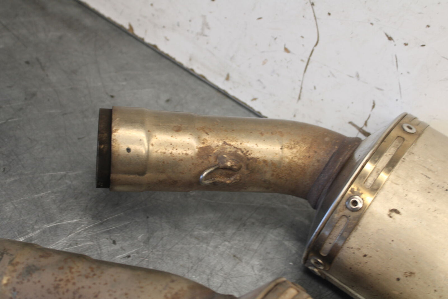07-08 DUCATI 1098 EXHAUST PIPE MUFFLER SLIP ON CAN SILENCER BB699