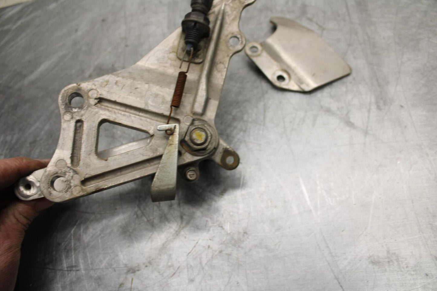 91-92 SUZUKI GSXR750 M RIGHT REARSET REAR SET DRIVER FOOT PEG REST STOP BB493